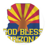 God Bless the state of Arizona Sticker