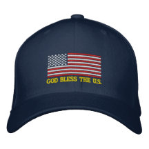 GOD BLESS THE U.S. **SPECIAL EDITION** HAT EMBROIDERED HATS