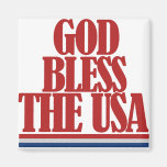 God bless the USA Fridge Magnet