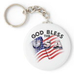 God Bless the USA Keychain