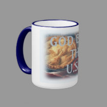 God Bless the USA mugs by sharpcreations God Bless the USA mugs