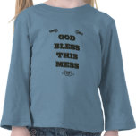 God Bless This Mess Toddler Long Sleeve Tshirt