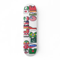 God Bless Us Every One Custom Skateboard