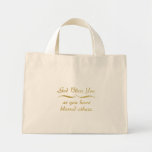 God bless you as you have blessed others canvas bag