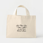 God bless you as you have blessed others canvas bags