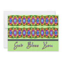 God Bless You invitations