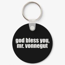 God Bless you, Mr. Vonnegut keychains by smallhandsdesigns God Bless you, Mr. Vonnegut keychains