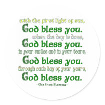 God Bless You stickers