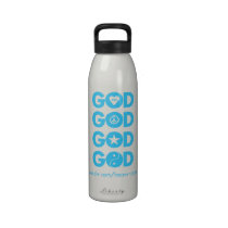 God Bottle water bottles