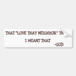 God Bumper Stickers