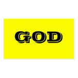 GOD BUSINESS CARD