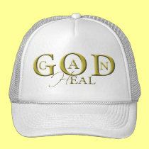 God Can Heal Hat hats
