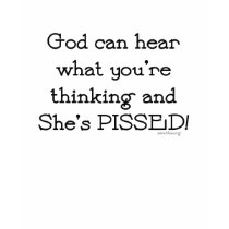 God can hear t-shirts