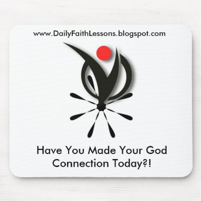 God Connxn Mouse Mat by inspconx