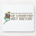 God Created Art History Mouse Mats