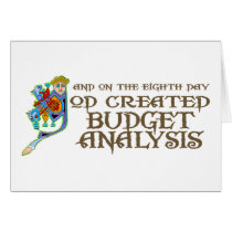 God Created Budget Analysis cards