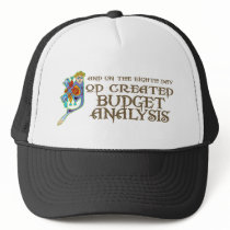 God Created Budget Analysis hats by itsallhot God Created Budget Analysis hats