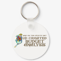 God Created Budget Analysis keychains by itsallhot God Created Budget Analysis keychains