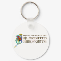 God Created Chiropractic keychains