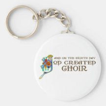 God Created Choir Keychains
