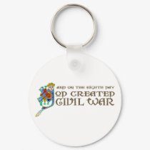 God Created Civil War keychains