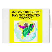 god created cooking cards