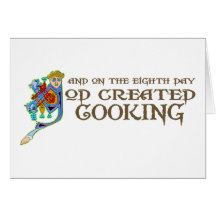 God Created Cooking Cards