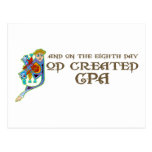 God Created CPAing Post Card
