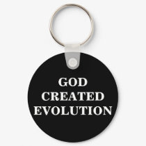 GOD CREATED EVOLUTION keychains by DFavors GOD CREATED EVOLUTION keychains