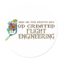 God Created Flight Engineering stickers by itsallhot God Created Flight Engineering stickers