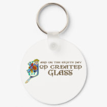 God Created Glass keychains