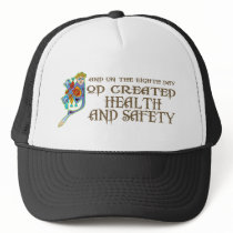 God Created Health and Safety hats by itsallhot God Created Health and Safety hats