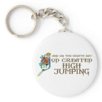 God Created High Jumping Keychains