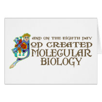 God Created Molecular Biology cards