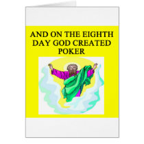 god created poker cards