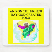 god created polo mousepads