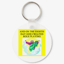 god created role playing keychains