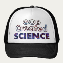 God Created Science hats