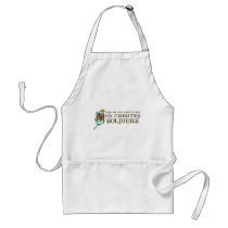 God Created Soldiers aprons by itsallhot God Created Soldiers aprons