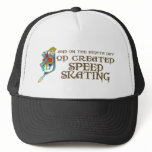 God Created Speed Skating hats