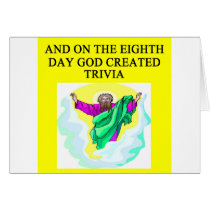 god created trivia cards