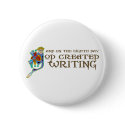 God Created Writing buttons