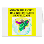 god creeated republicans card