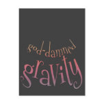God-Damned Gravity Postcards