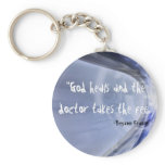 "God > Doctor" Keychain