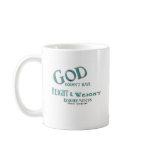 God Doesn't Have Height and Weight Requirements mugs