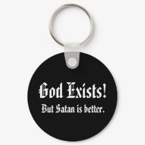 God exists key chain keychains by storuliukas God exists key chain keychains