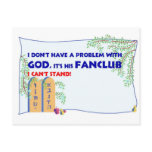 God FanClub Post Cards