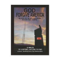 God Forgive America postcards