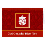 God Ganesha Greeting Card